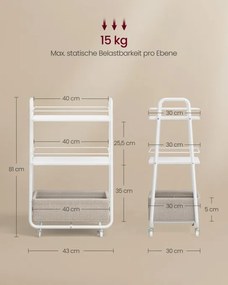 Pojazdný regál LRC001WB01