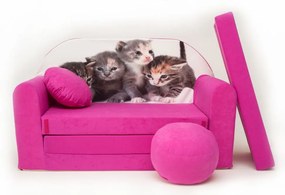 Detská pohovka Mačička