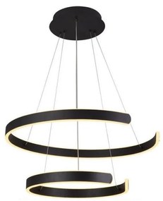 LED Stmievateľný luster na lanku LED/120W/230V 3000-6500K + diaľkové ovládanie