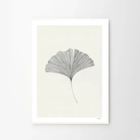 The Poster Club Plagát Ginkgo Leaf by Ana Frois A4 (21x27cm)