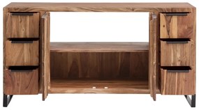 furniture-nabytek.cz - Masívny podstavec pod umývadlo Sydney Light II z akácie, lakovaný, hnedý
