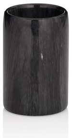 Čierny mramorový téglik na zubné kefky Kela Liron