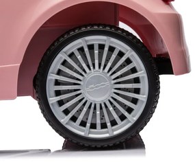 Elektrické autíčko Fiat 500e ružové