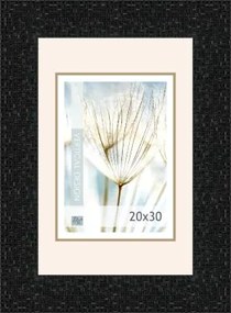 Fotorámik Glamour 20x30 cm, čierny%