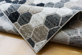 Koberec Lagos 1675 BEIGE – béžový obdĺžnikový so vzorom Rozmer: 160x220 cm