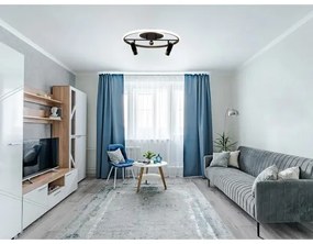 LED Stmievateľné stropné svietidlo LED/60W/230V 3000-6500K čierna +diaľkové ovládanie