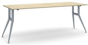Rokovací kancelársky stôl WIDE, 220x80 cm, dub prírodný