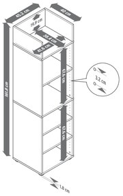 Otvorená kancelárska skriňa