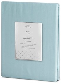 SATÉNOVÉ OBLIEČKY DINA 200X220 CM, 2KS 70X80 CM MODRÉ