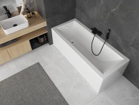 Mexen Cubik obdĺžniková vaňa 160 x 70 cm s podstavcom, biela - 55031607000X