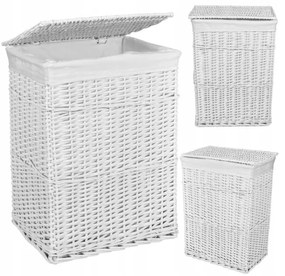 Sada košov na bielizeň biela 72 l a 114 l