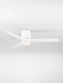 LED biele designové stropné svietidlo Aloa s diaľkovým ovládaním