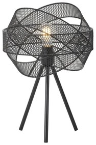 Stolná lampa 1xE27/40W/230V čierna