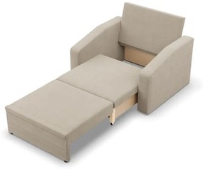 Kreslo ORBIT rozkladacie, béžové