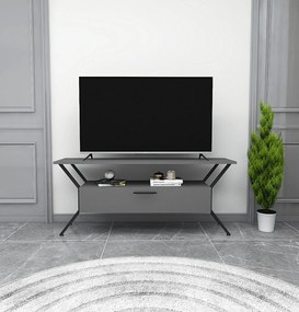 TV stolík/skrinka Tarza (Antracit + Čierna). Akcia -17%. Vlastná spoľahlivá doprava až k Vám domov. 1072863