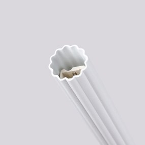 Závesné svietidlo Arche, 2x biele kovové tienidlo, o