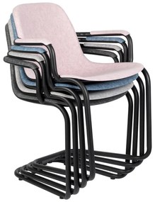 Svetloružové jedálenské stoličky v súprave 2 ks Thirsty – Zuiver