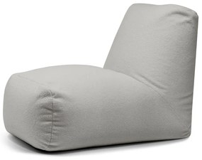 Svetlosivý sedací vak z textílie buklé Tube – SLOWDOWN