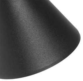 Moderné vonkajšie nástenné svietidlo čierne IP44 nastaviteľné - Ciara