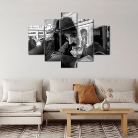 Obraz - Charles Chaplin v Prahe (150x105 cm)