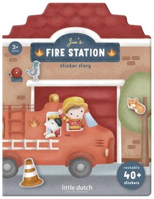 Knižka so samolepkami Hasičská stanica Jim