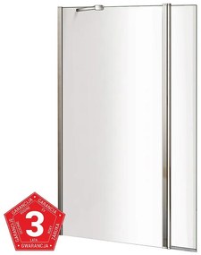 Sprchová stena Walk-In Dafne (70+30)x195 CZ CHR