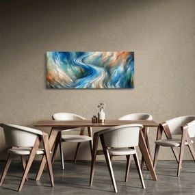Obraz - Abstraktný prúd (120x50 cm)