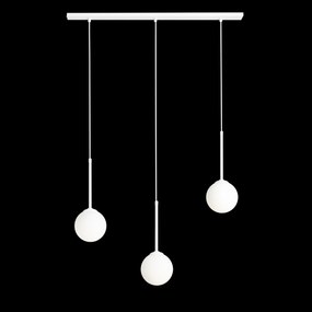 BOSSO 3 | Minimalistické závesné svietidlo Farba: Biela