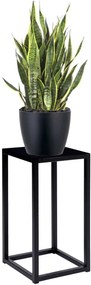 Stojan na kvety PIATTO LOFT čierny 40 cm