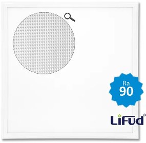 ECOLITE LED panel do kazetového stropu ZEUS, 45W, 4000K, IP20, 4600lm, Ra >90, biely