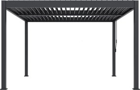 Bioklimatická pergola INTRO DUO 4x4m, hliník, voľne stojaca