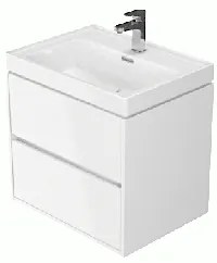 Cersanit - Crea skrinka pod umývadlo 60cm, biela lesklá, S924-003