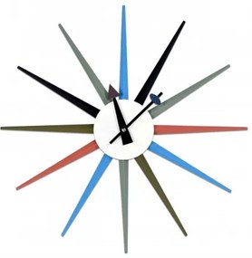 Nástenné hodiny Pugio 52 cm, farebné