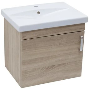 Kúpeľňová skrinka s umývadlom Naturel Vario Dekor 60x51x40 cm dub bardolino mat VARIO260DBDB, 1 ks