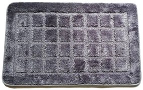 Kúpelňová predložka kocka tmavo sivá 50x80 cm TiaHome