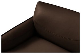 Hnedá kožená pohovka Windsor &amp; Co Sofas Neso, 175 x 90 cm