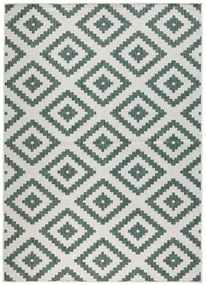 NORTHRUGS - Hanse Home koberce Kusový koberec Twin-Wendeteppiche 103131 grün creme – na von aj na doma - 200x290 cm