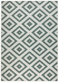 NORTHRUGS - Hanse Home koberce Kusový koberec Twin-Wendeteppiche 103131 grün creme – na von aj na doma - 240x340 cm