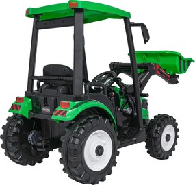 Ramiz MEGA Traktor D68 s prívesom zelený