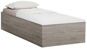 Posteľ BELLA 90 x 200 cm, dub hľuzovka Rošt: Bez roštu, Matrac: Matrac COCO MAXI 20 cm