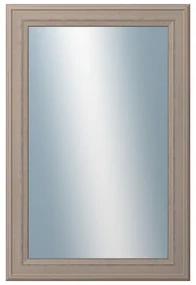 DANTIK - Zrkadlo v rámu, rozmer s rámom 40x60 cm z lišty STEP hnedá (3020)