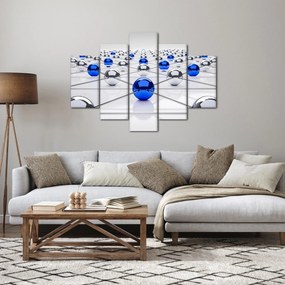 Obraz pospájaných guľou (150x105 cm)