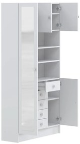 Biela kúpeľňová skrinka 90x182 cm Combi – TemaHome