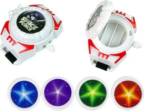 LEAN Toys Sada vesmírneho bojovníka: laserová zbraň, svetelný meč, putá, vrhač diskov