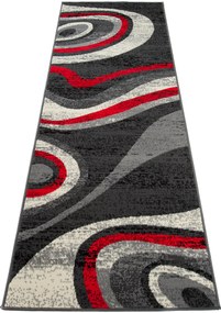 TA Koberec D317A TMAVO ŠEDÁ LACNÝ PP CRM Rozmer: 80x300 cm