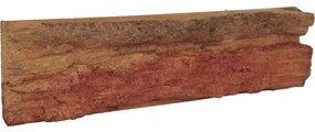 Obklad Vaspo skala ohnivá oranžovočervená 8,6x38,8 cm reliéfna V55100, (bal. 0,500 m2 )
