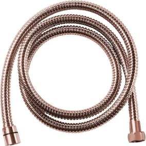 Ružová mosadzná sprchová hadica Powerflex – Sapho