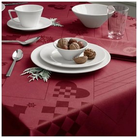 Damaškový obrus s vianočným motívom 150x220 cm Natale – Rosendahl