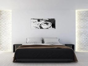 Obraz - Zimné cappuccino (120x50 cm)