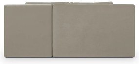 Rozkládací rohová sedací souprava ROLO Béžová/Hnědá